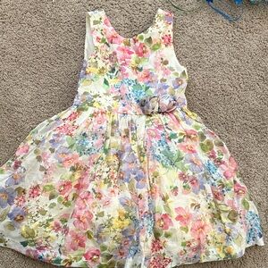 Floral Fantasy Kids Dress